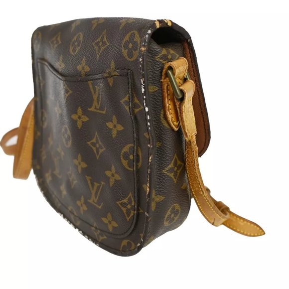 authenticity guaranteed LOUIS VUITTON Saint Cloud MM Shoulder Bag - Picture 4 of 15